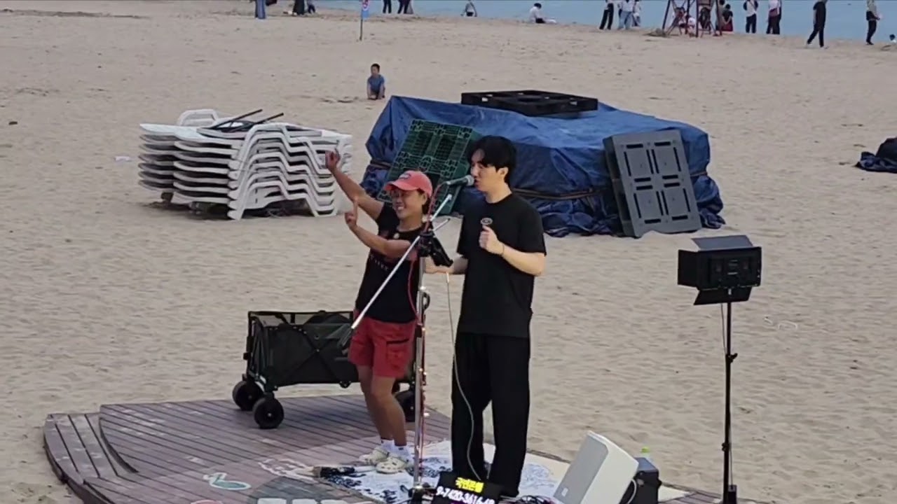 해운대가 신이났다 버스킹 #김기무 #해운대 힐링캠프