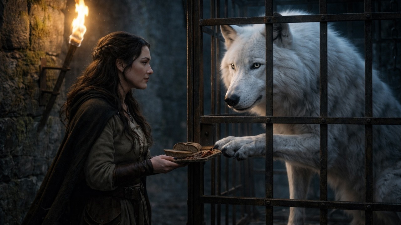 They Kept the Giant Alpha King Chained in Darkness—She Stepped Inside… and He Bowed.