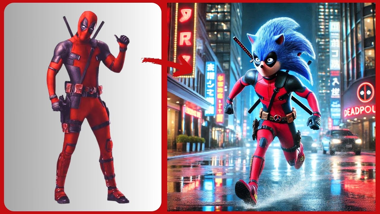 AVENGERS As a Sonic the Hedgehog ALL Characters ( Superhero's Marvel & DC) 2025