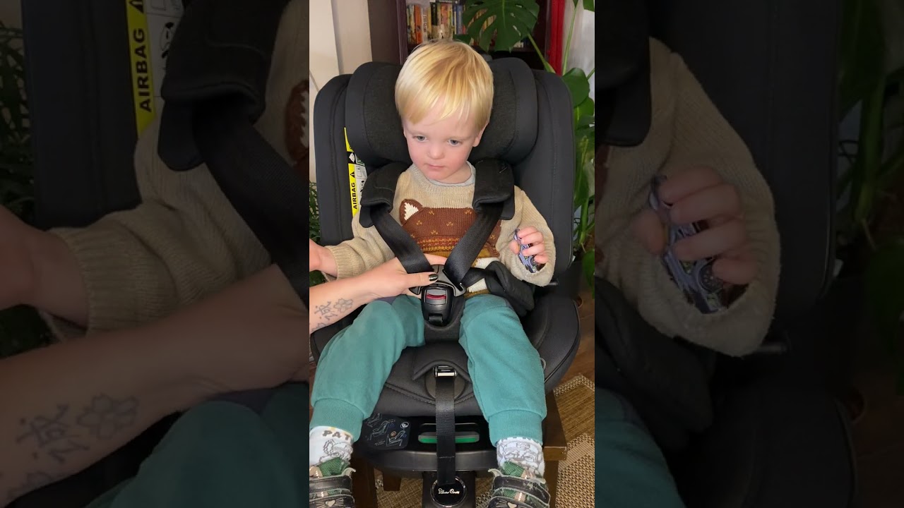 Car seat harness “hack” - get the harness tight enough every time 👌
