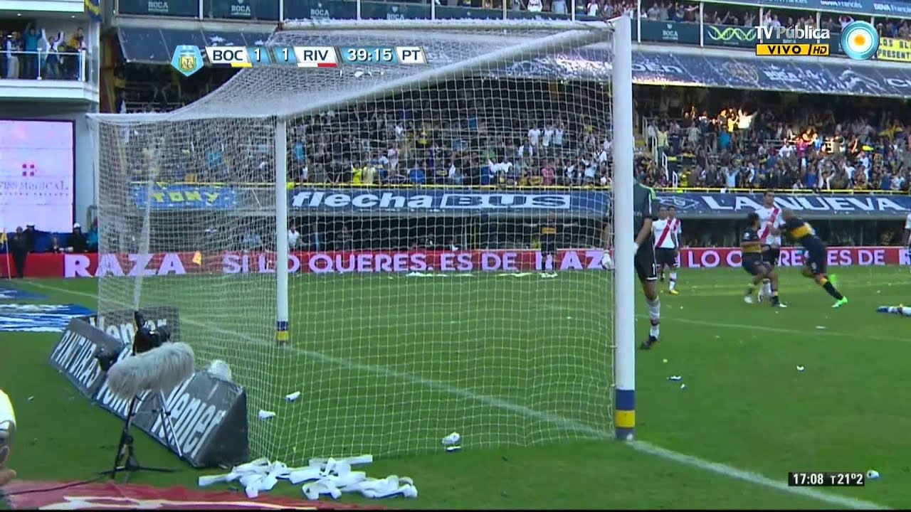 Boca 1 vs River Plate 1 (Fecha 12 del torneo final 2013)