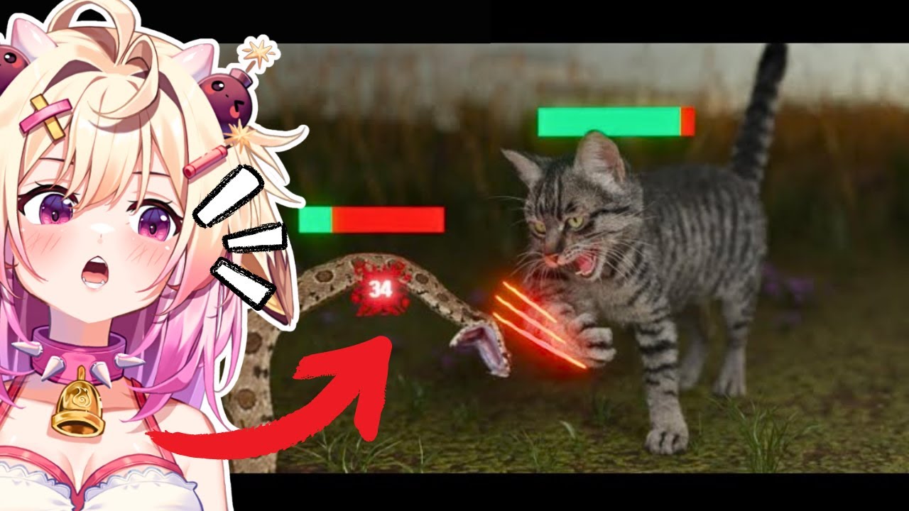Как кошки сломали игру | реакция rosiebellmoo на TierZoo