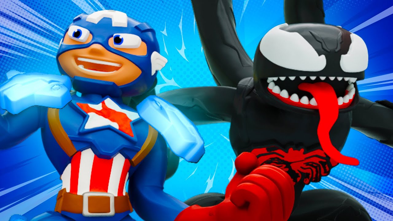The New Avengers Take On Venom | 30 MINUTES | Play-Doh Marvel