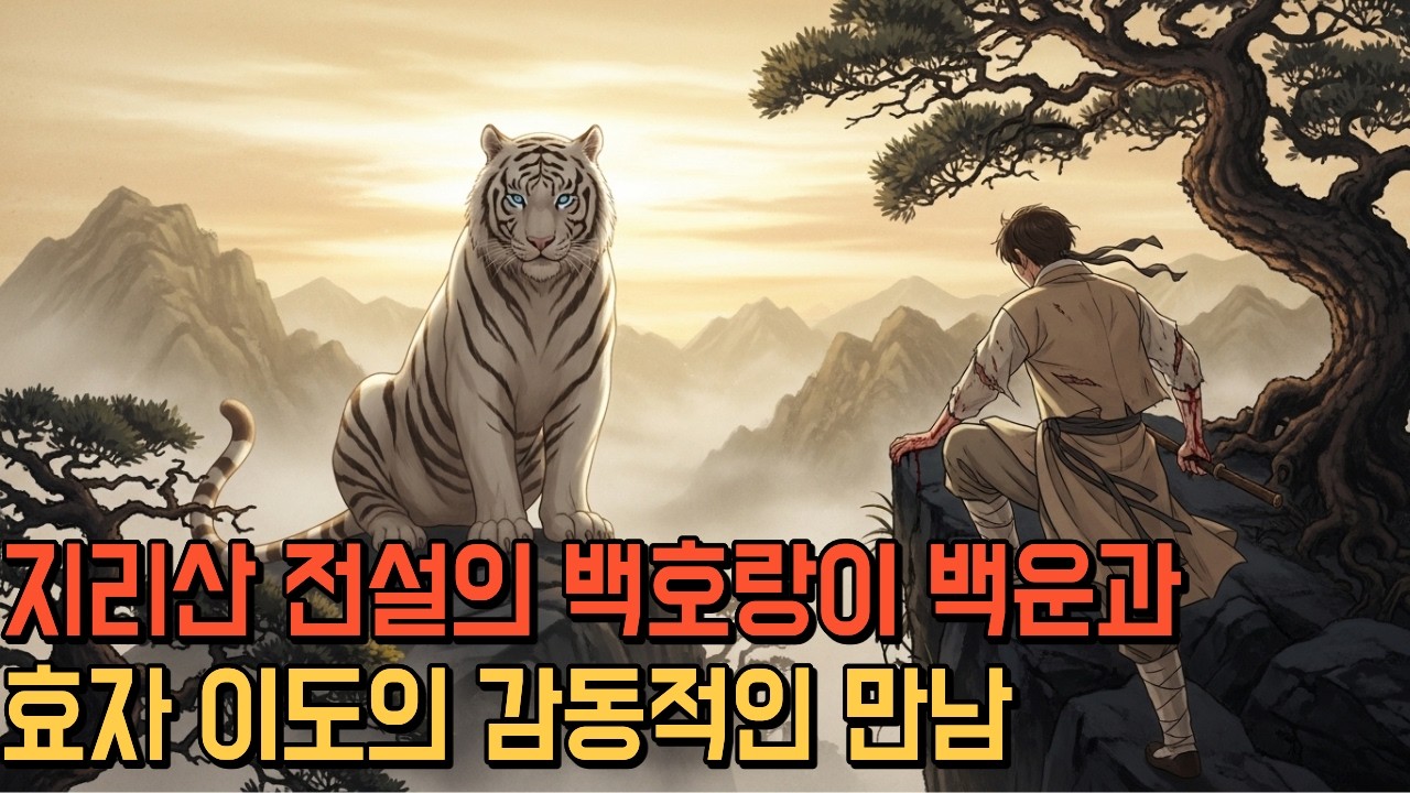 지리산 백호랑이가 준 마지막 시험  효자의 눈물이 만든 기적 |야담|조선시대|옛날 이야기 | 교훈| 야담| 오디오북