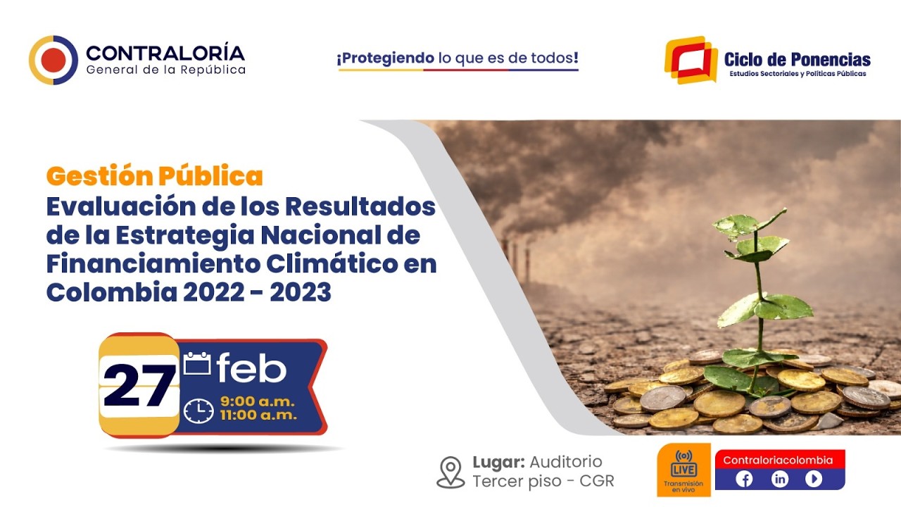 CGR- Evaluación de la Estrategia Nacional de Financiamiento Climático 2022- 2023