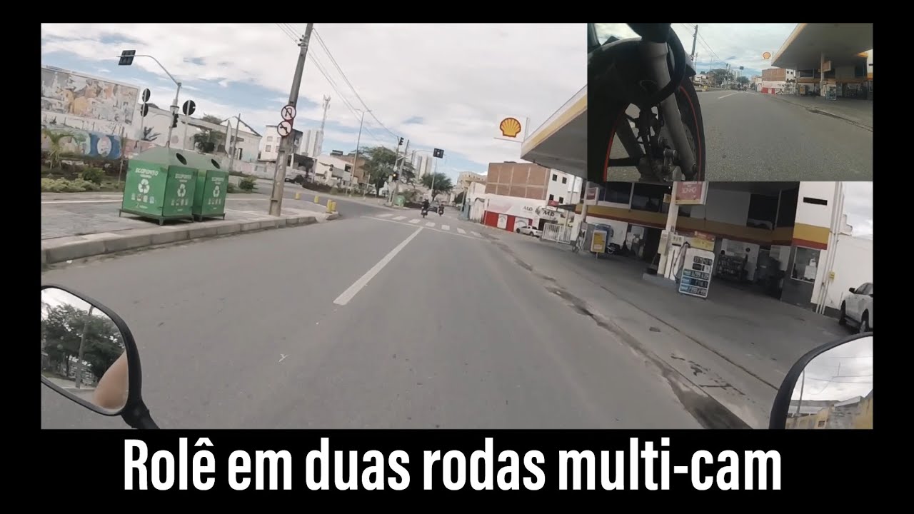 Rol&ecirc; em duas rodas muilti-cam 🎥🏍