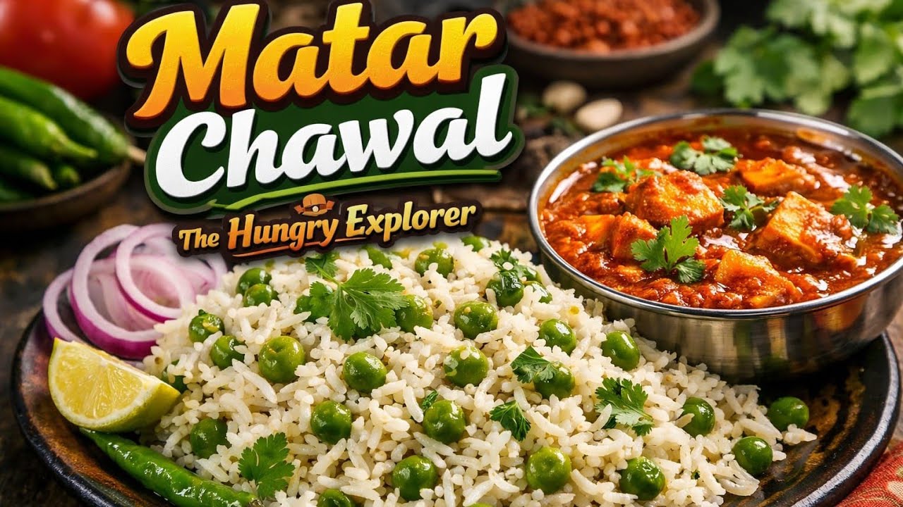 🫛Spicy & Easy Matar Chawal Recipe | Quick & Tasty Pakistani Style🫛by the Hungry Explorer
