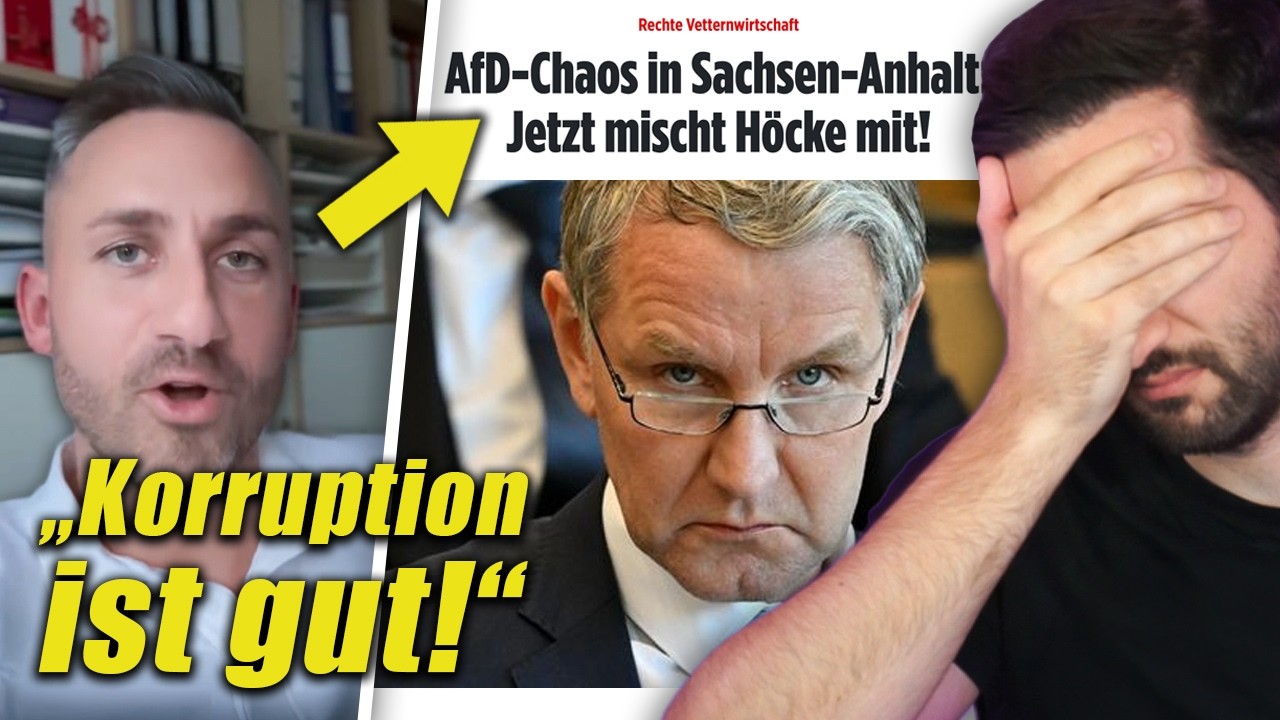 Unfassbar DUMME Erklärung Der AfD Für Ihre MASSIVE Korruption! Sogar Höcke Kritisiert Seine Partei!