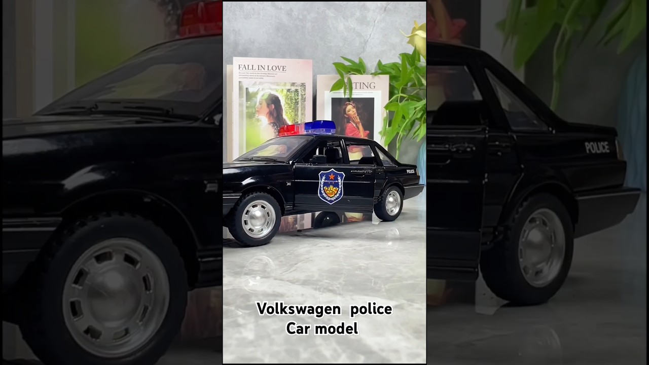 Emergency auto automatic police Car | Volkswagen Santana model #diecast #viralshorts #shorts