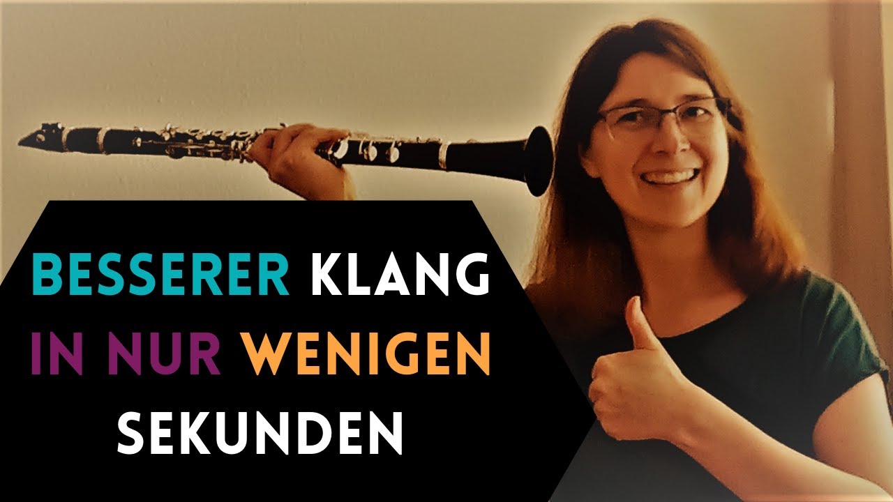 Sound verbessern mit der Luftübung | Online Klarinette Lernen