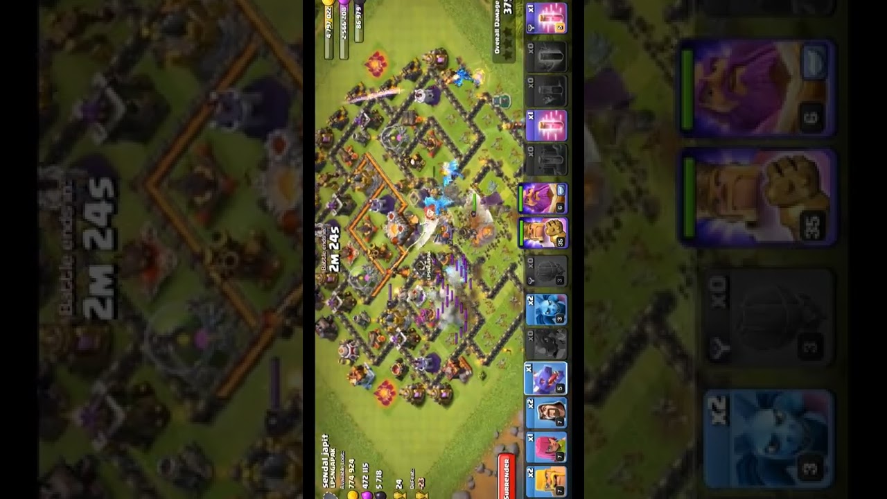 Clash of clan worst attack strategy 😥 ⭐