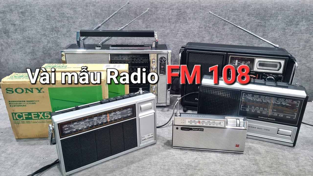 #thanglongradio Xin giới thiệu tới các anh chị vài mẫu radio #fm108