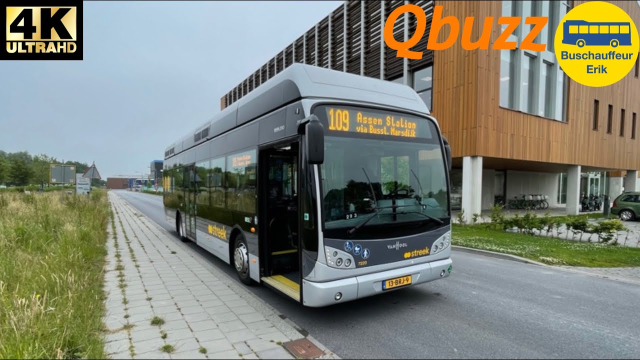 [4K] Bus Trajectvideo | Lijn 109 | Groningen - Assen | Qbuzz Groningen Drenthe