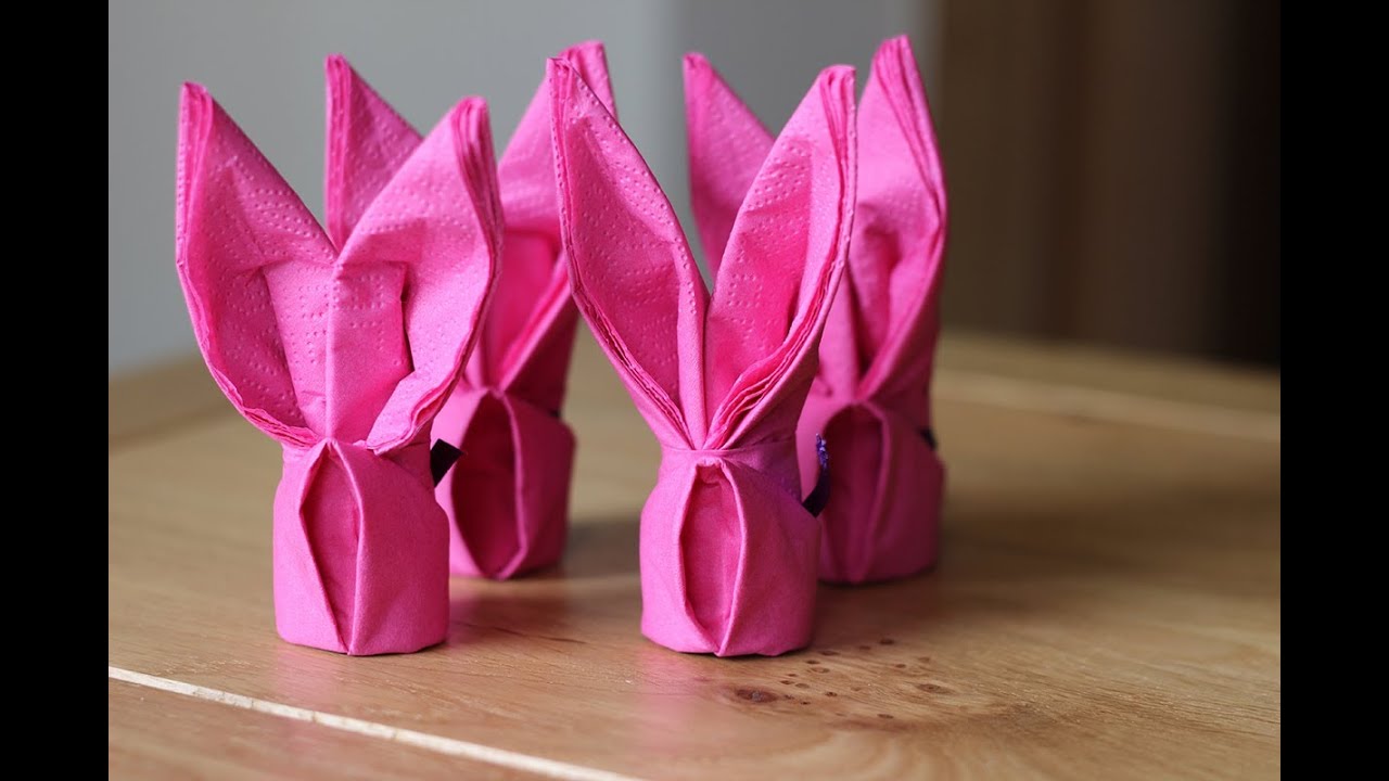 Easter Bunny Napkin (DIY)