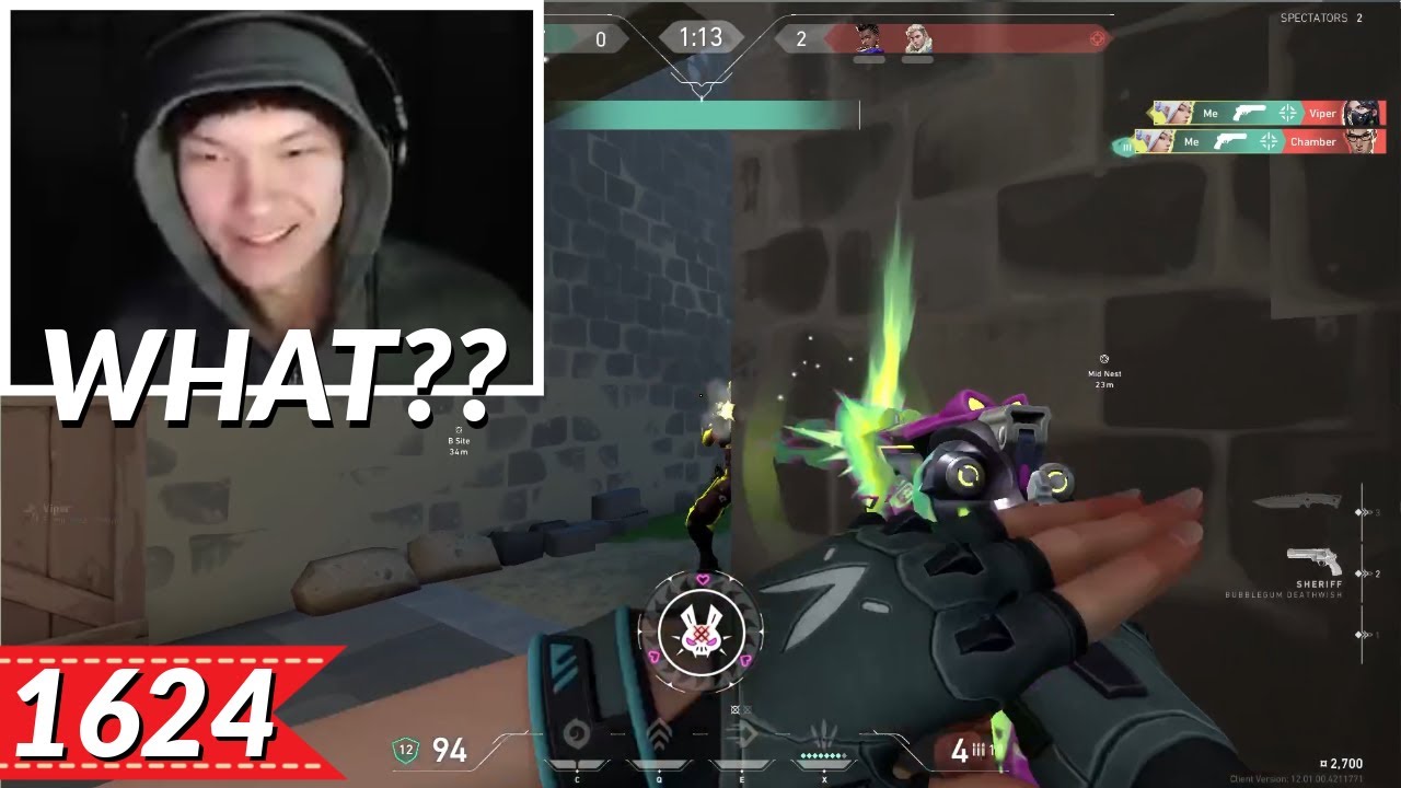 The Craziest Sheriff Ace This Month!! | Most Watched VALORANT Clips Today V1624