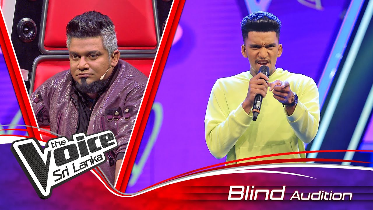 Amila Sahan | Kello Kollo (කෙල්ලෝ කොල්ලෝ)  | Blind Auditions | The Voice Sri Lanka