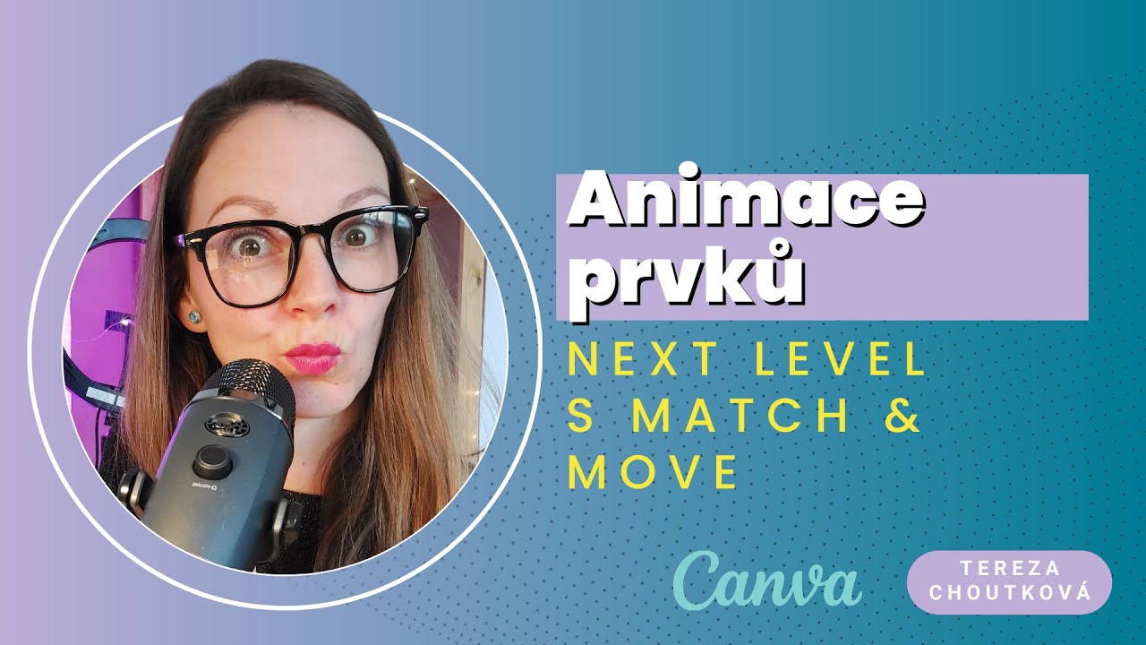 Canva | Animace prvků: Match & move