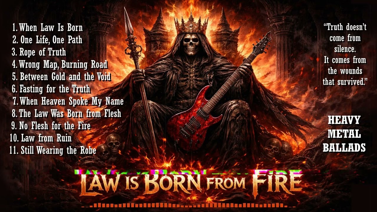 LAW IS BORN FROM FIRE , “Truth doesn’t come from silence.It comes from the wounds that survived.