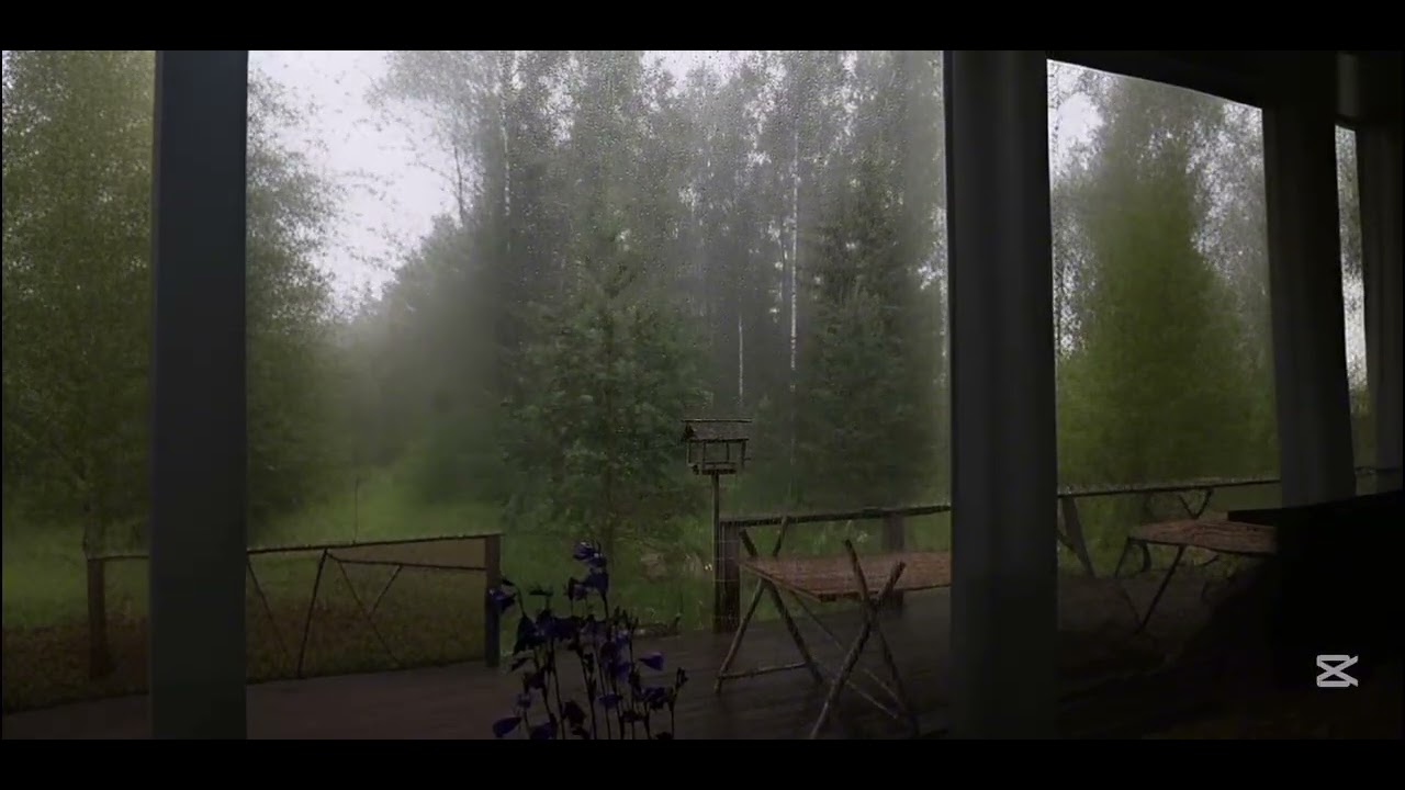 4 Hours Heavy Rain With Thunder