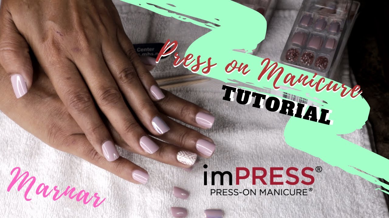 COMO PONER UÑAS POSTIZAS: Facil y Rapido/ ImPress Press-on Manicure