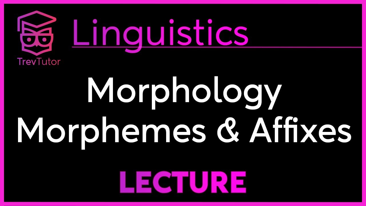 FREE and BOUND MORPHEMES, AFFIXES - INTRODUCTION to LINGUISTICS