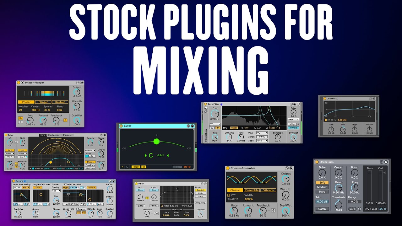 Important Stock Plugins for Mixing in any DAW | Explained in Hindi