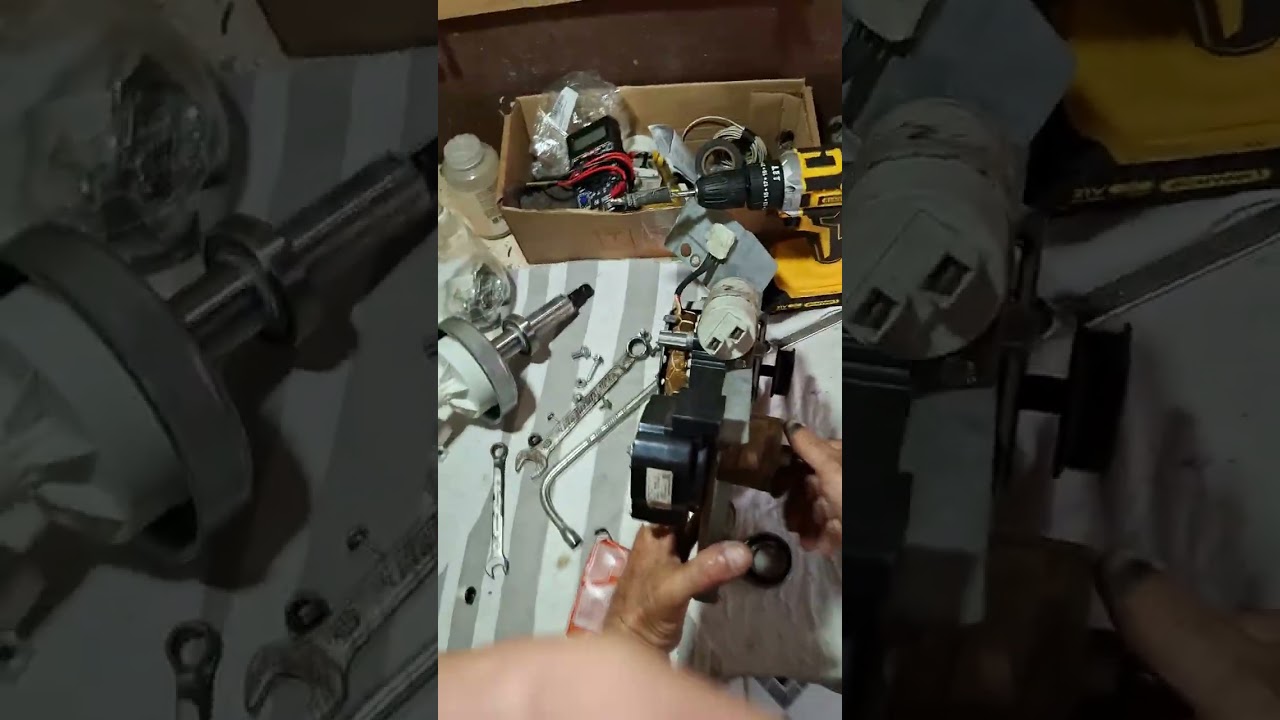 Substituindo mecanismo da máquina 