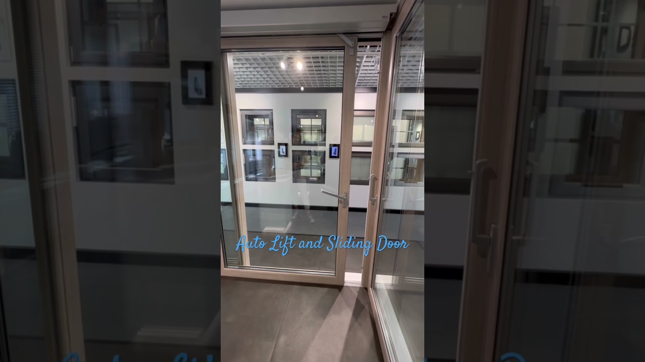 Auto Lift and Slide Door for a Corner Space by Avora Doors