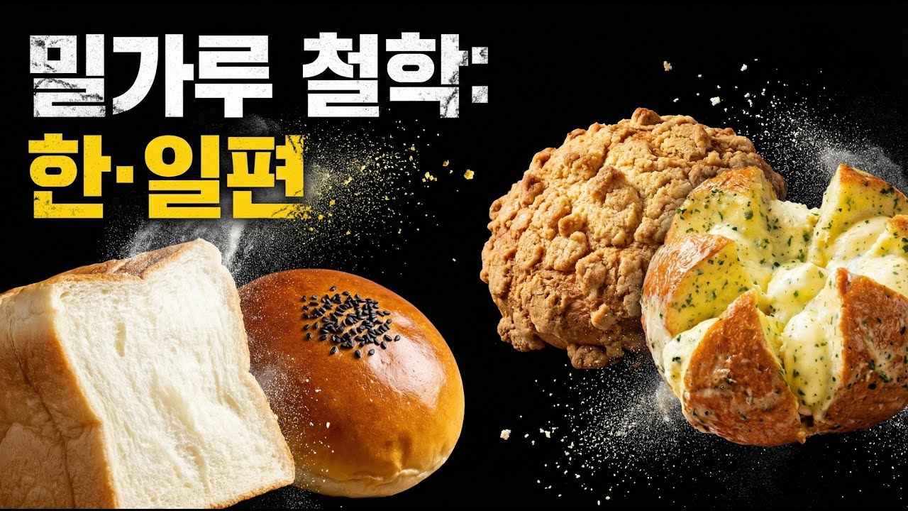베이커를 위한 [한일 밀가루 철학: 식감의 연금술, 100년의 밀가루 전쟁] 일본의 0.35% 회분의 집착, 유다네 공법, 그리고 K-베이커리의 시스템 공학.