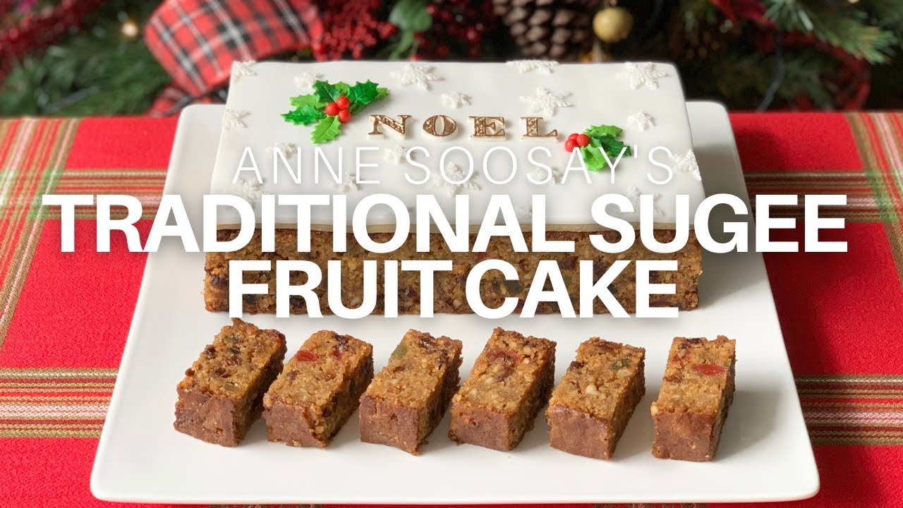 How to make Traditional Sugee Fruit Cake - A Christmas favourite in Malaysia & Singapore 🎄