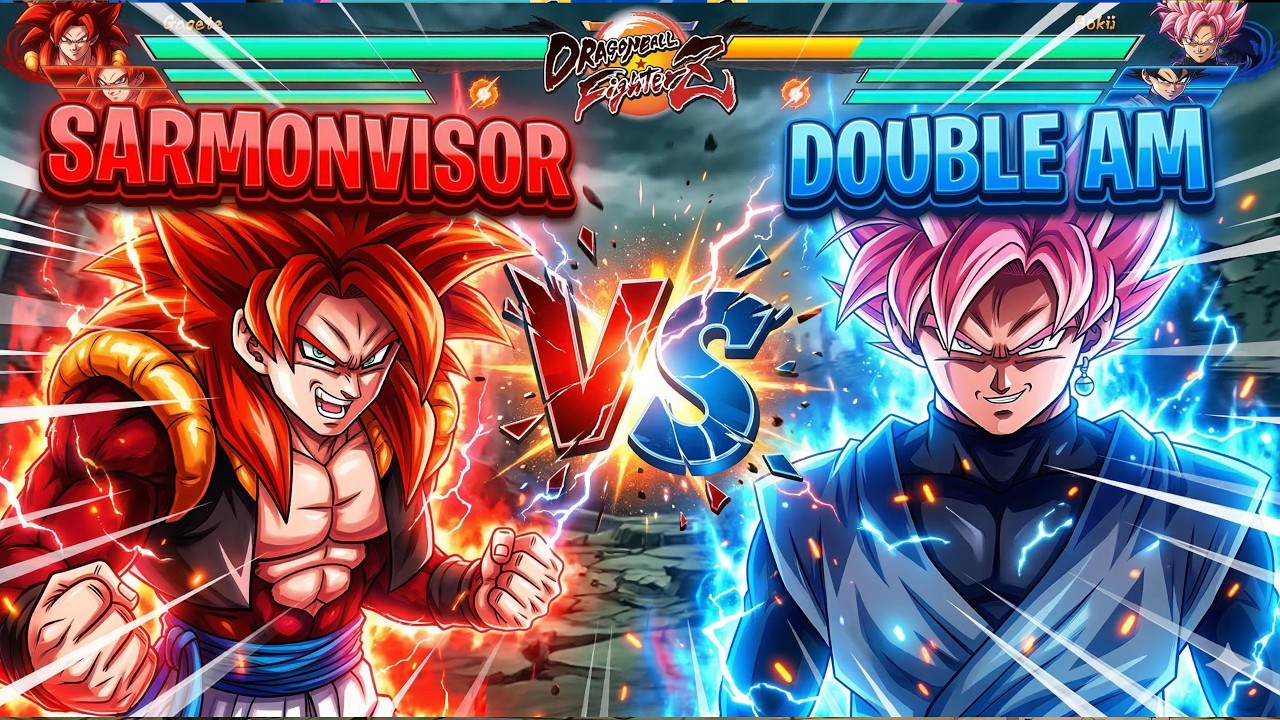 DOUBLE AM VS SARMONVISOR | Dragon Ball FighterZ