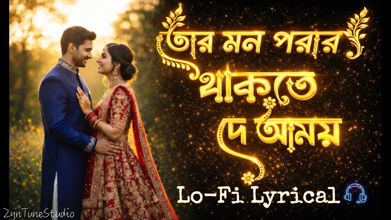 Tor Mon Paray Thakte De Amay | তোর মন পাড়ায় থাকতে দে আমায় | Lo-Fi Lyrical | ZynTune Studio