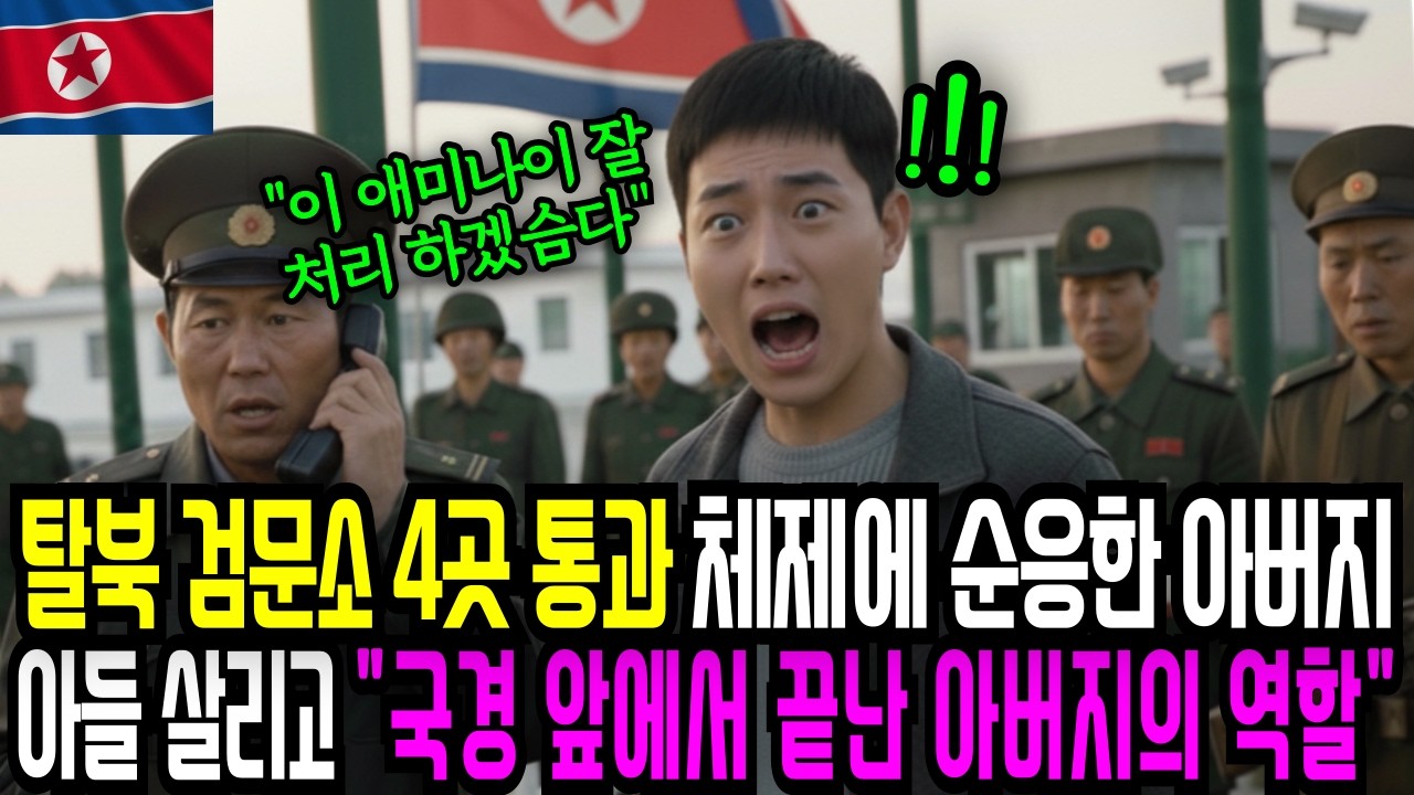 탈북 검문소 4곳 통과 체제에 순응한 아버지 아들 살리고 