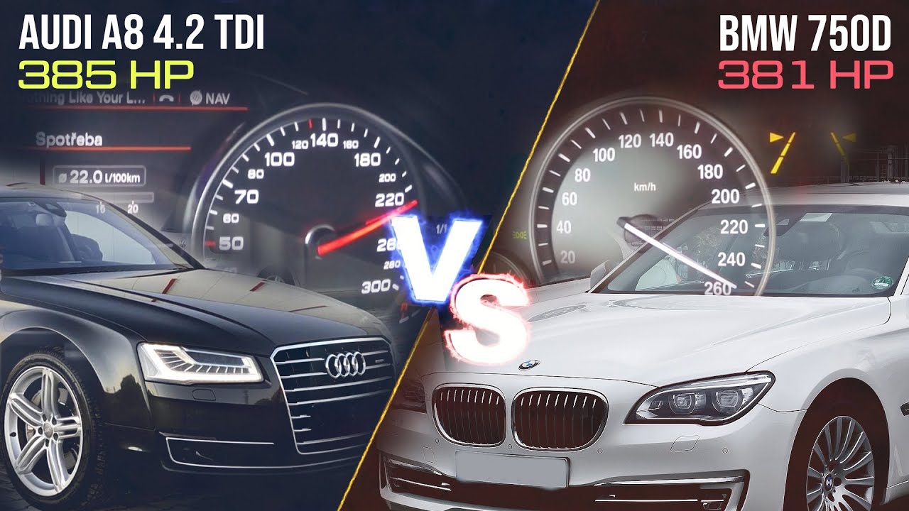 Audi A8 4.2 TDI vs BMW 750d