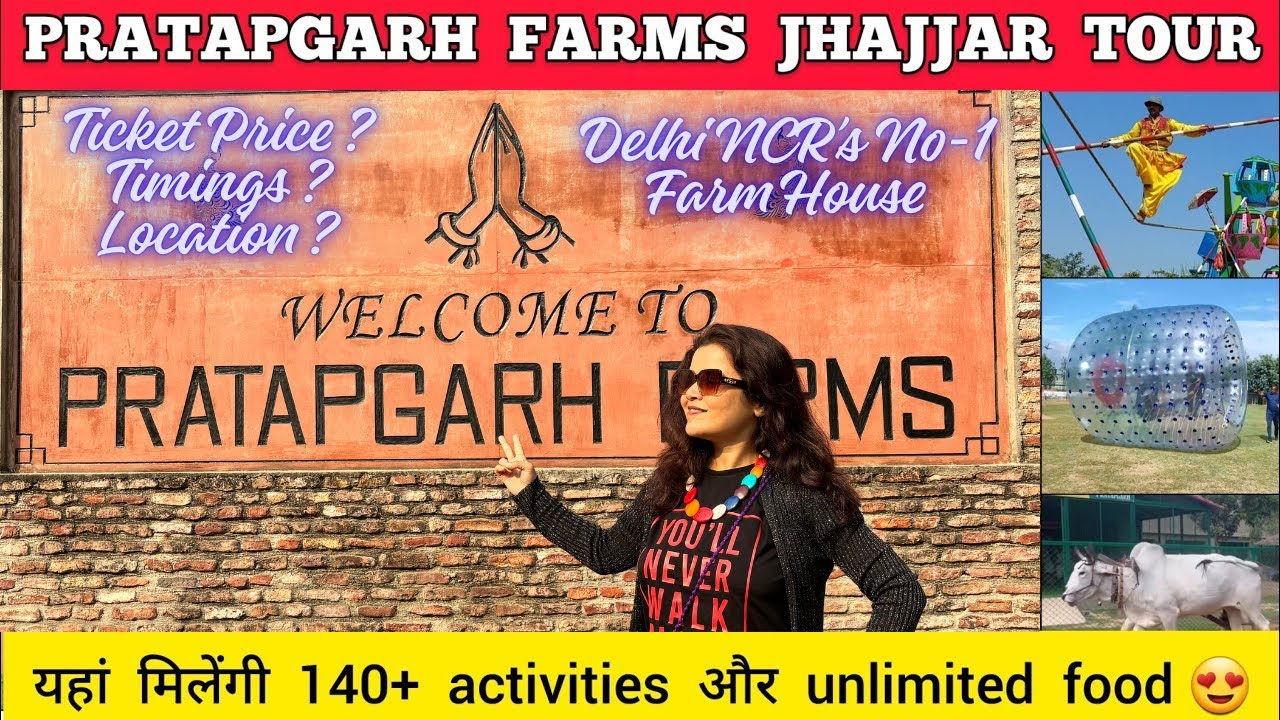 Pratapgarh Farms Full Tour | Desi Food, Games & Fun Activities | Family Picnic Vlog #pratapgarh