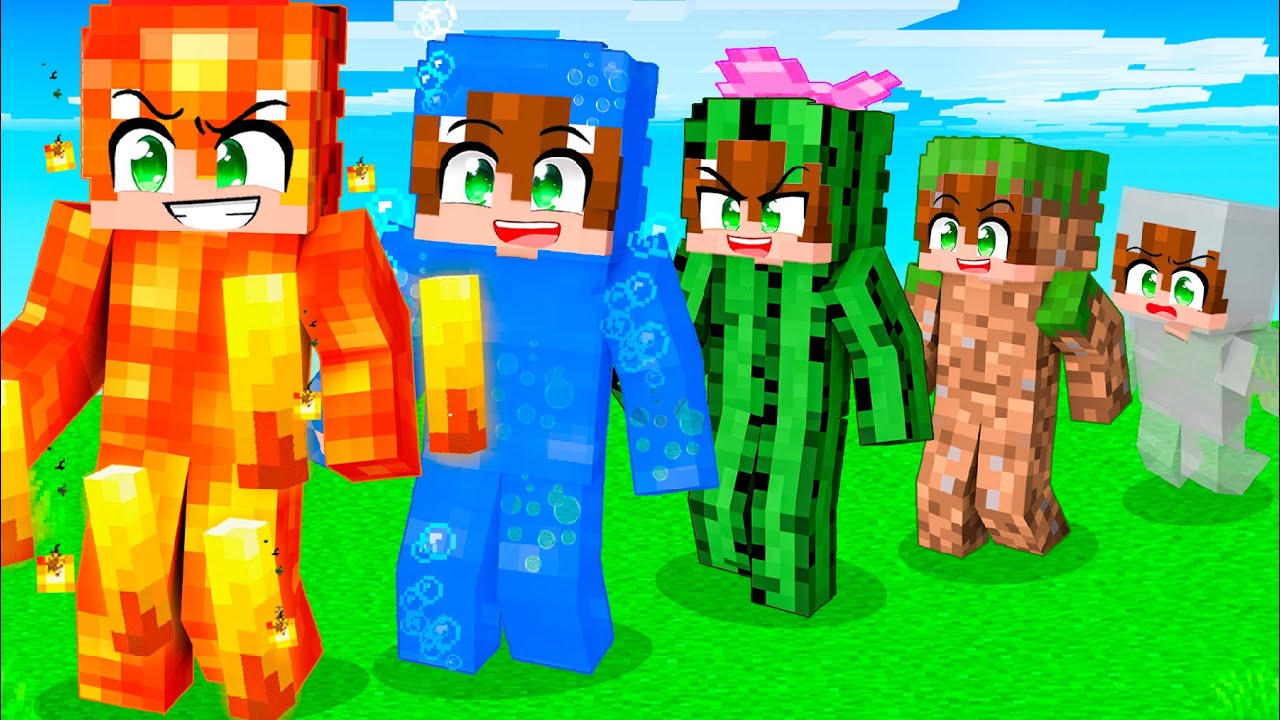 Evolucionando como Elemental en Minecraft!