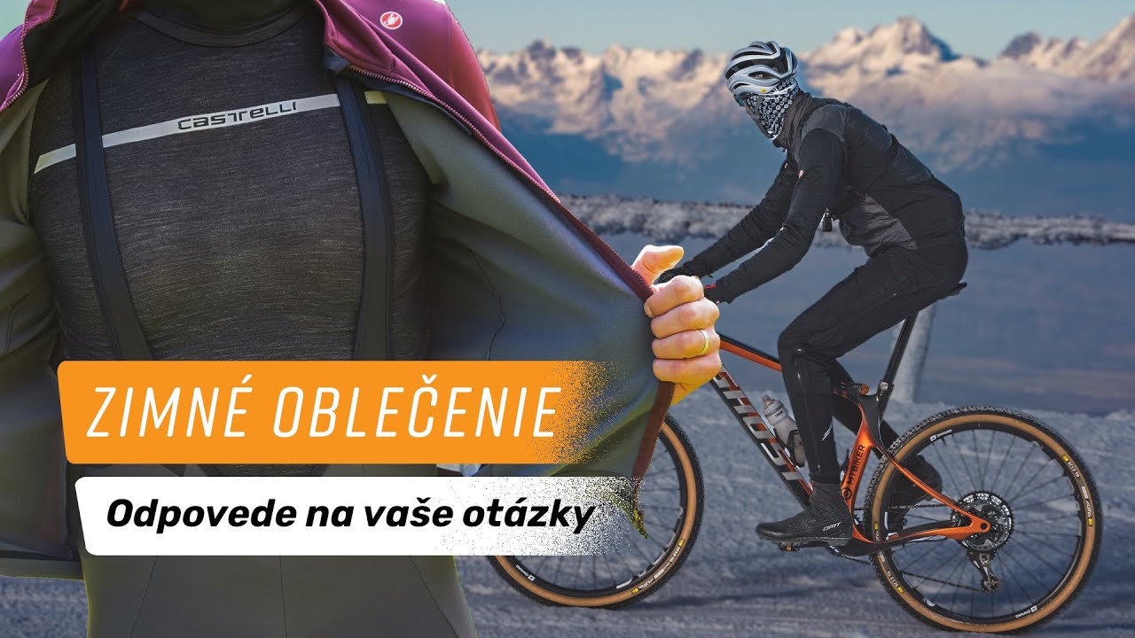 Zimné oblečenie na bicykel - odpovede na vaše časté otázky