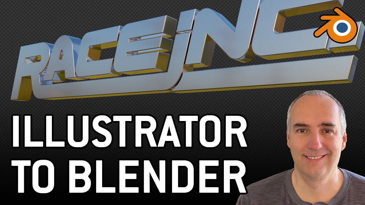 Конвертация из Adobe Illustrator в Blender EP23