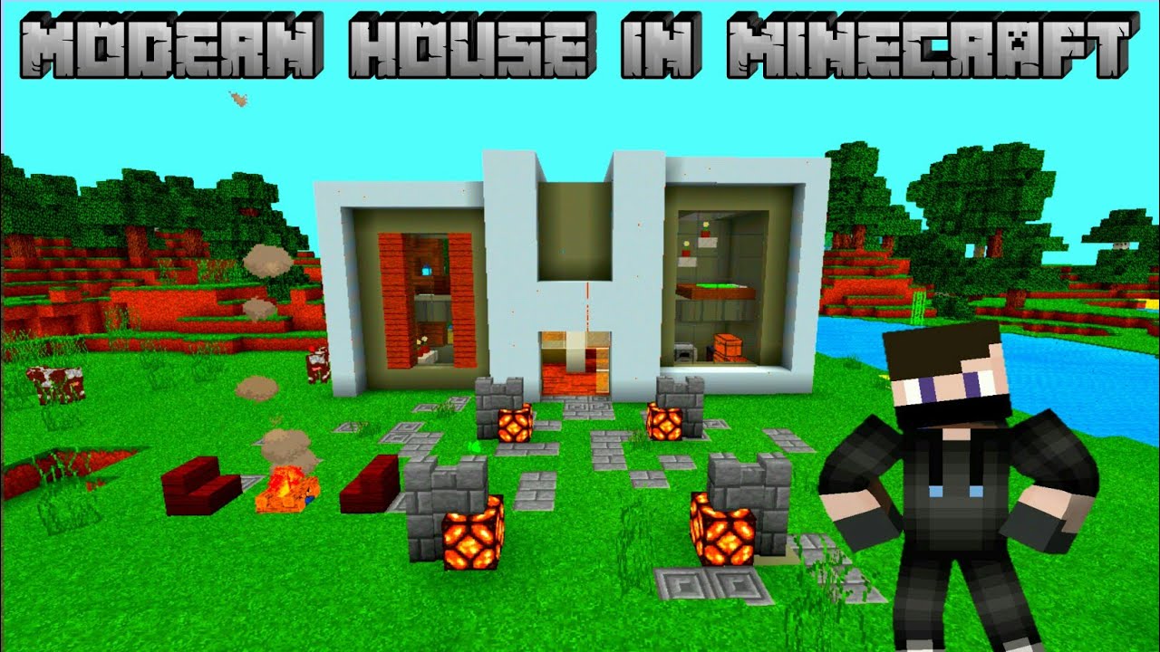 I made a modern house in Minecraft-UnExpand