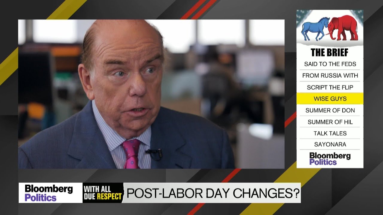 Bob Shrum Says Labor Day Is the End of the Election