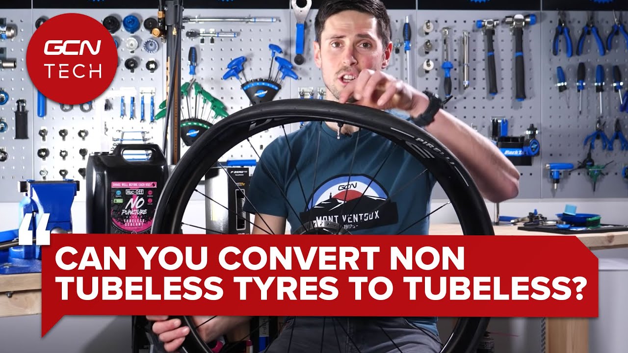 Can You Convert Non-Tubeless Tyres To Tubeless? | GCN Tech Clinic #AskGCNTech