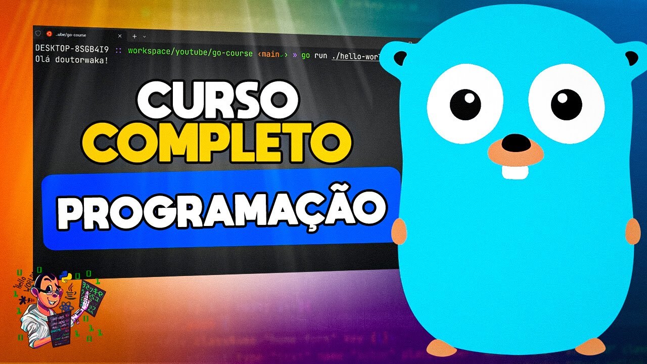 CURSO Completo de PROGRAMA&Ccedil;&Atilde;O em GO para Iniciantes - Aula #04 - Entrada de dados