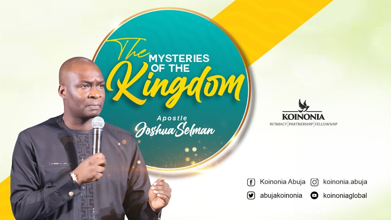 THE MYSTERIES OF THE KINGDOM || Apostle Joshua Selman II 09 I 05 I 2021 II
