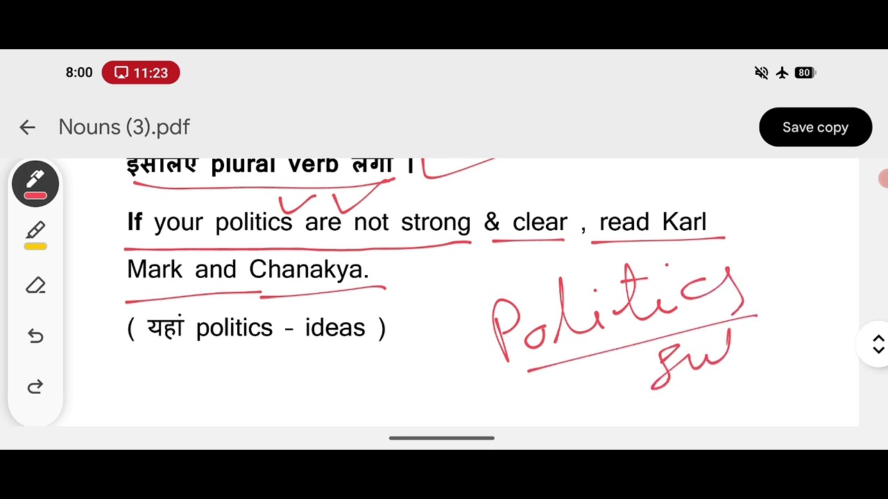 Noun (class 03) for competitive exams 