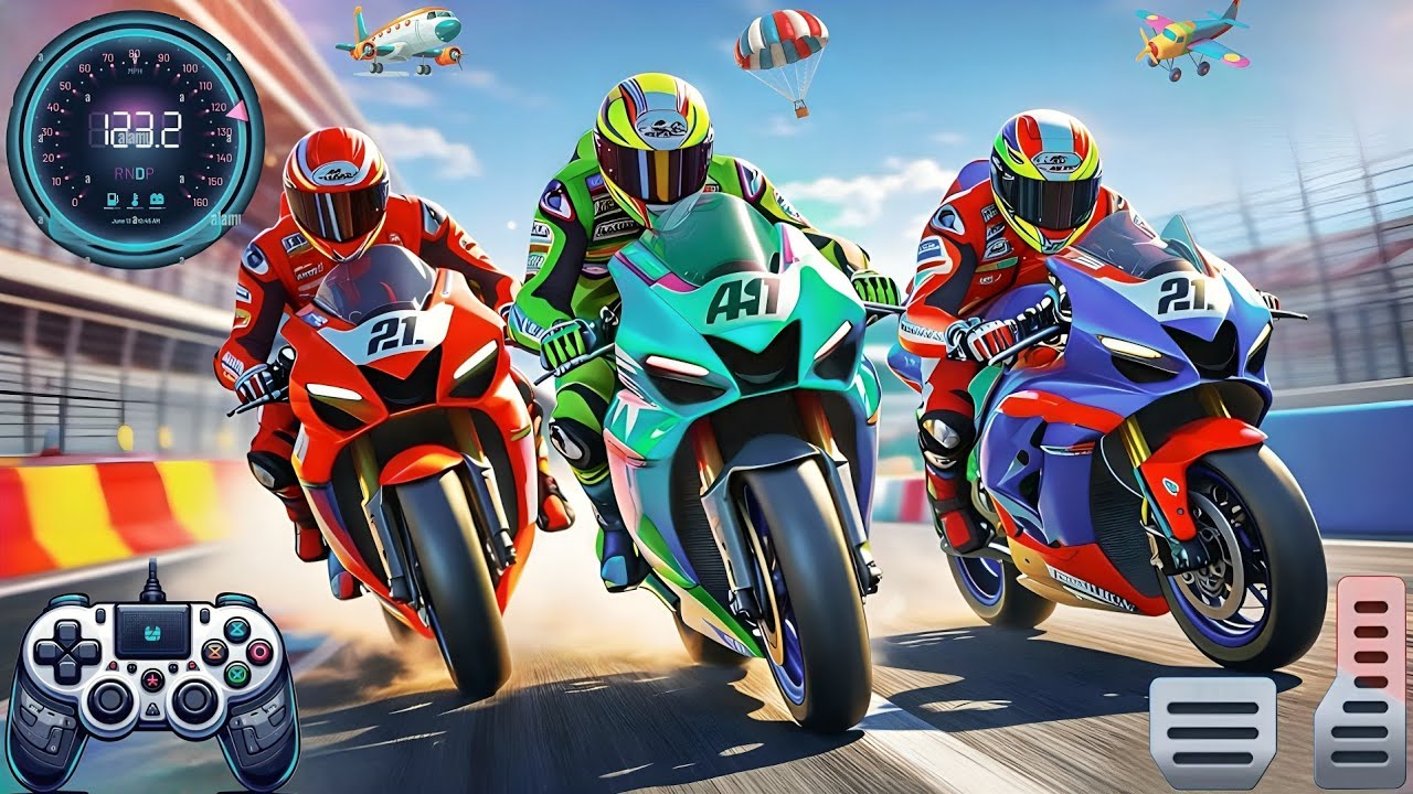 Motor Rider Bike Racing Game 2026 - GT 3D Racing Bike - Motorcycle Racing Gameplay #6