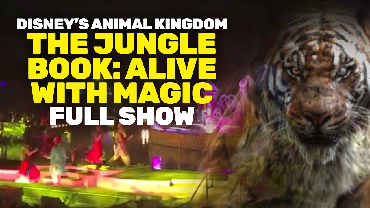 NEW The Jungle Book: Alive with Magic show at Disney's Animal Kingdom, Walt Disney World