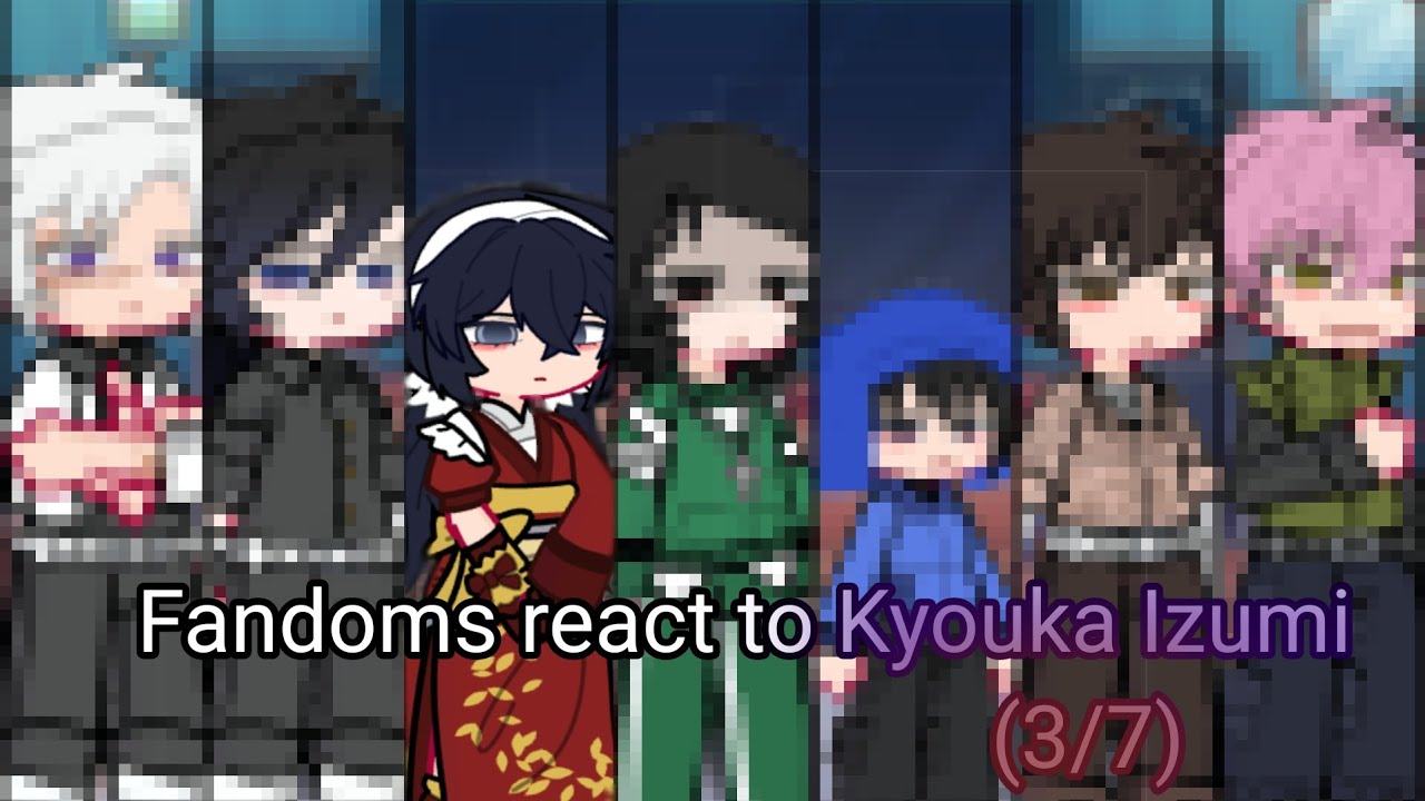 Fandoms react to Kyouka Izumi//(3/7) BSD//2X