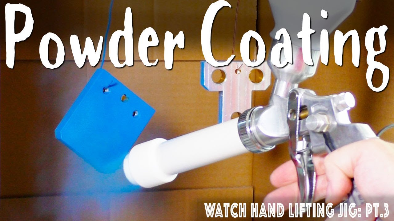 DIY Powder Coating at home - Hand Lifting Tool Jig - Pt.3 - powdercoating