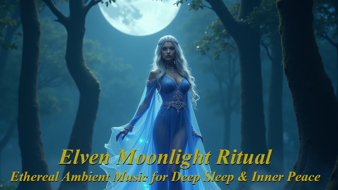 Elven Moonlight Ritual 🌙 | Ethereal Ambient Music for Deep Sleep, Relaxation & Fantasy Meditation