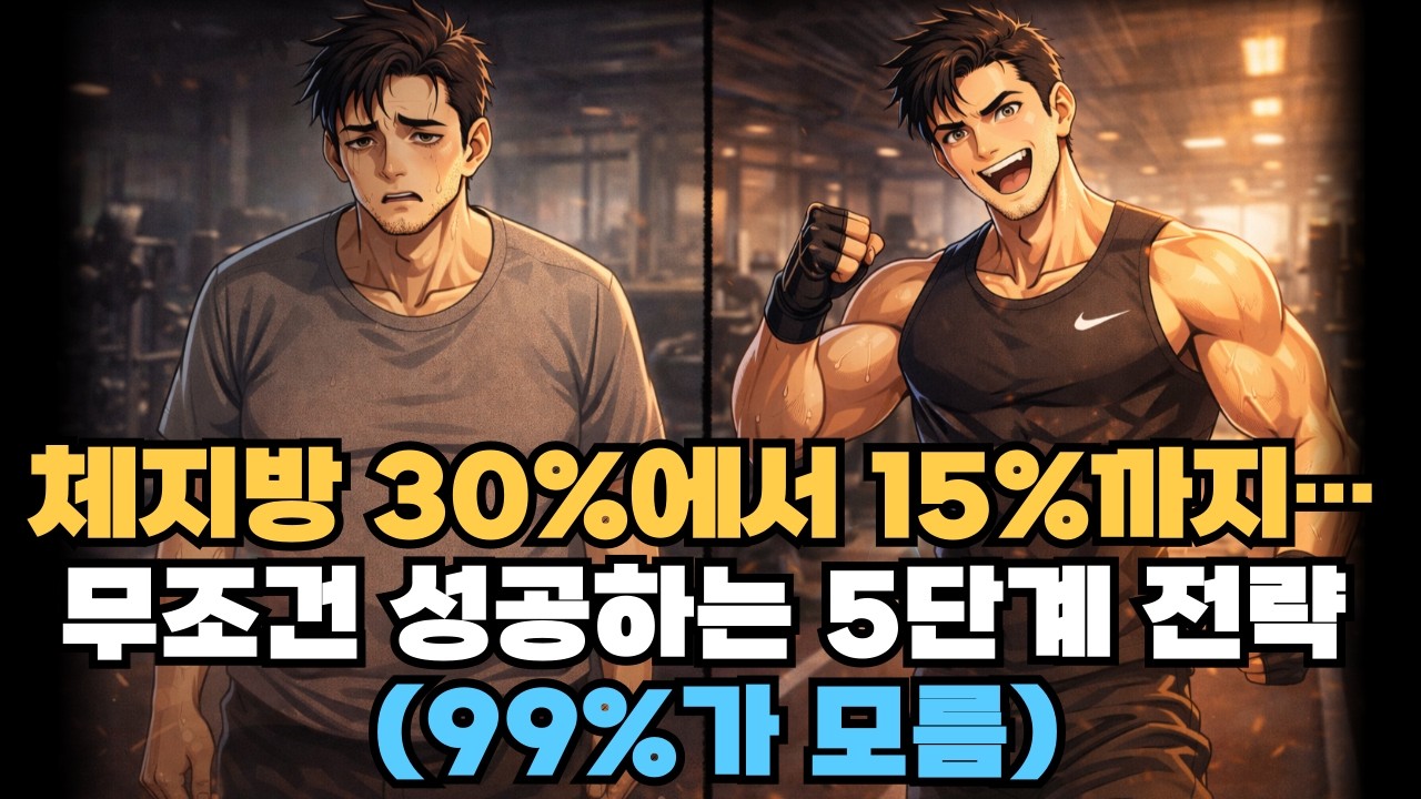 체지방 30%에서 15%까지… 실패하는 사람과 성공하는 사람의 결정적 차이!